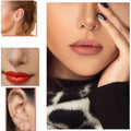 Hypoallergenic 18G/20G Nose Rings Set - 316L Stainless Steel with Cubic Zirconia