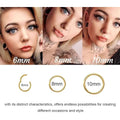 Hypoallergenic 18G/20G Nose Rings Set - 316L Stainless Steel with Cubic Zirconia